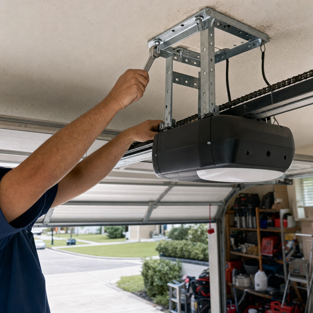 professional garage door opener service
